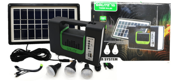 Panel kit solar GDLITE NEWGD8017 Genérico GDLITE -10