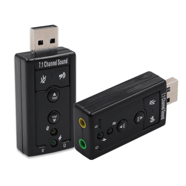 Tarjeta de Sonido 7.1 Externa USB 2.0 Para PC 3.5 mm